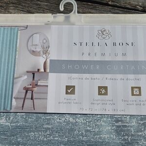 Premium Blue Shower Curtain